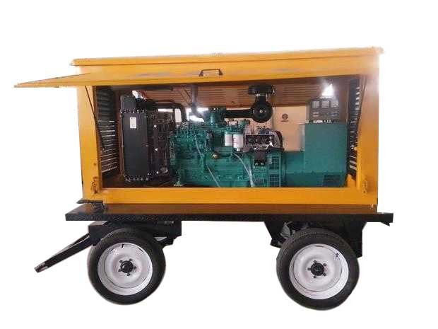 移動(dòng)四輪拖車發(fā)電機(jī)組